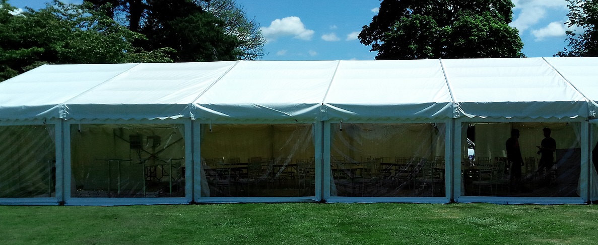 Panoramic windows, modern marquees